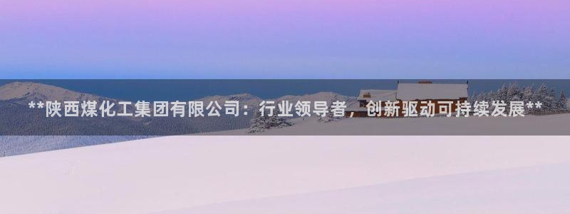 球盟会邮箱：**陕西煤化工集团有限公司：行业领导者，创新驱动