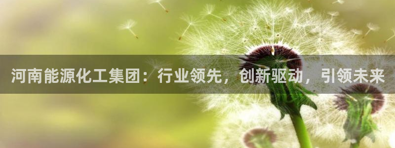 球盟会官网app下载：河南能源化工集团：行业领先，创新驱动，