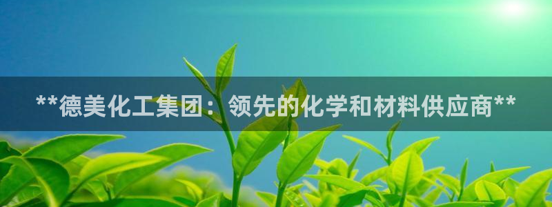 球盟会qm：**德美化工集团：领先的化学和材料供应商**