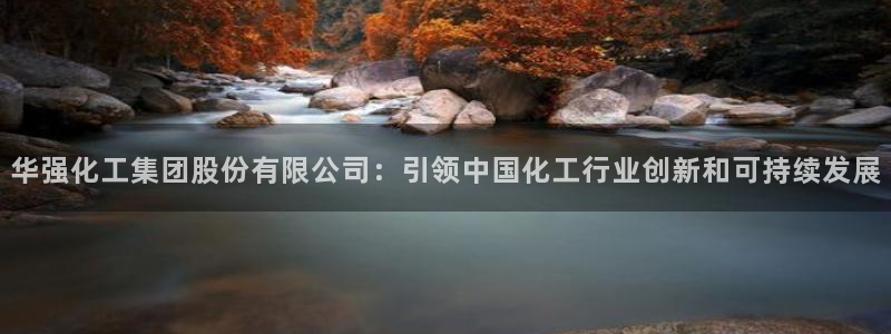 球盟会登录平台：华强化工集团股份有限公司：引领中国化工行业创