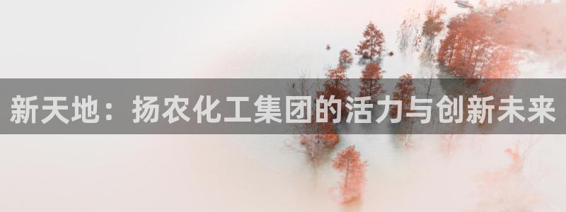 球盟会里面有打牌的嘛：新天地：扬农化工集团的活力与创新未来