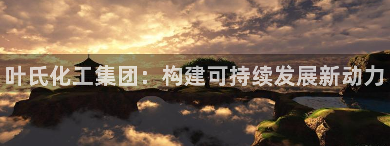 球盟会电子好黑：叶氏化工集团：构建可持续发展新动力