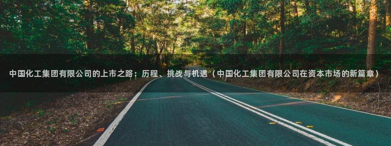 球盟会里面有打牌的嘛知乎：中国化工集团有限公司的上市之路：历