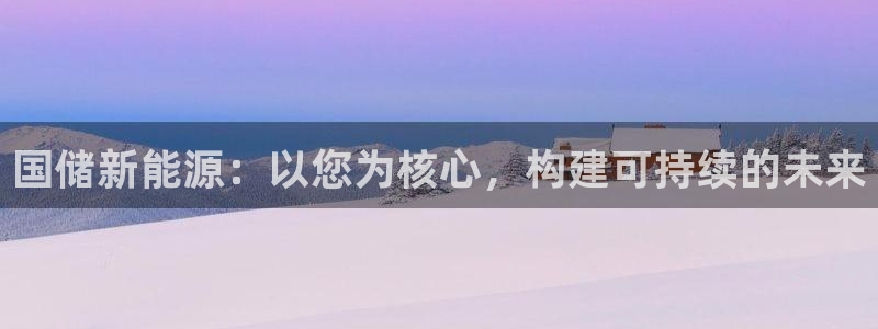 球盟会黑台：国储新能源：以您为核心，构建可持续的未来