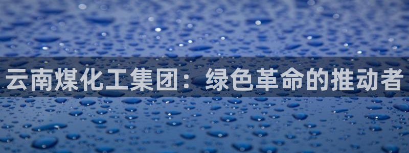 球盟会有没有黑单的球员：云南煤化工集团：绿色革命的推动者