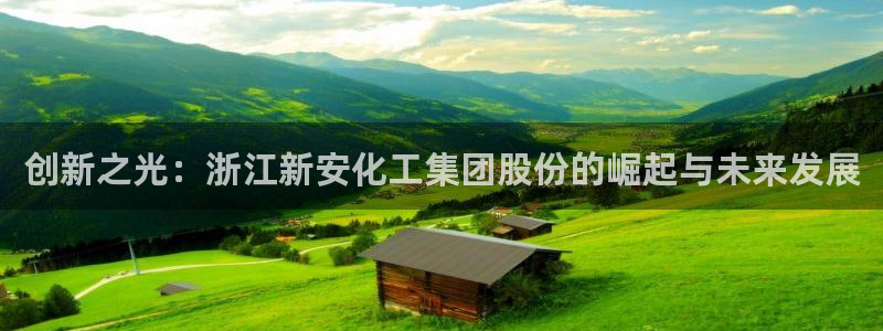 球盟会app最新地址下载安装：创新之光：浙江新安化工集团股份