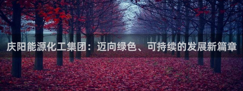 球盟会官方最新入口：庆阳能源化工集团：迈向绿色、可持续的发展