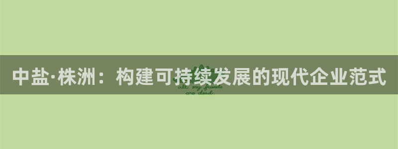 球盟会最新活动：中盐·株洲：构建可持续发展的现代企业范式